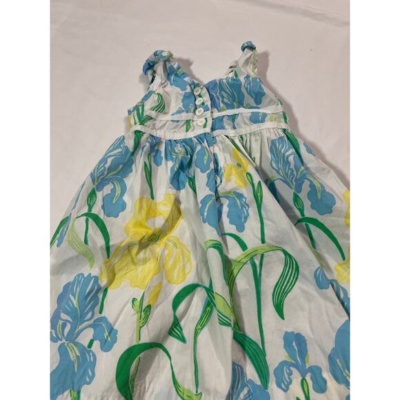 Lilly Pulitzer Bloomin Irises Floral Party Flower Girl Easter Dress Size 2T - Picture 4 of 6
